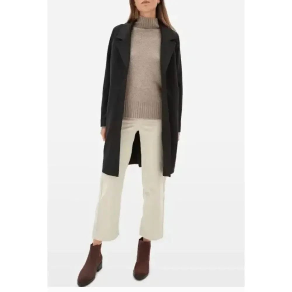 NWOT Everlane Black Dream Coat Medium